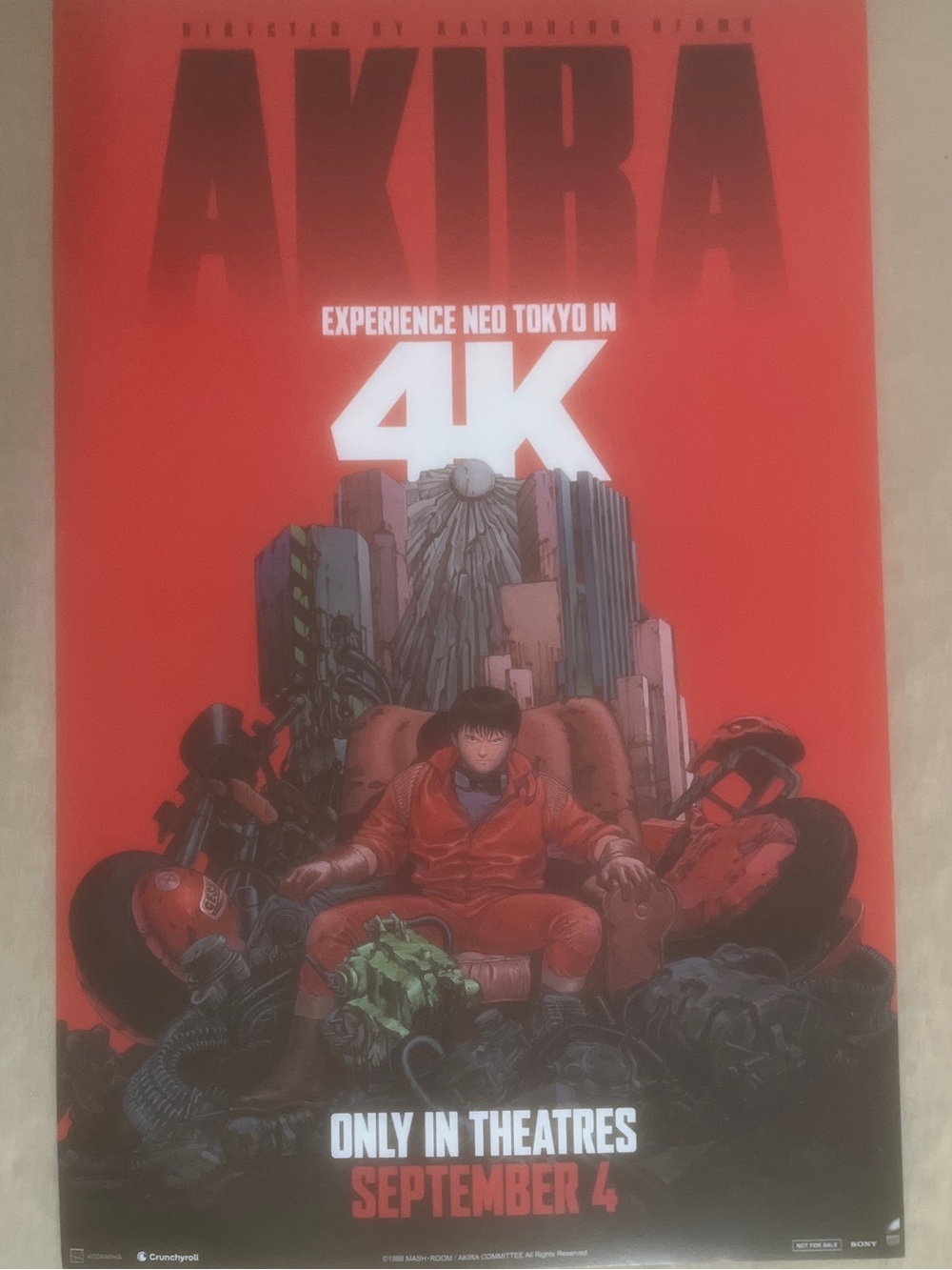 Akira The Anime Movie Poster 2026 Wow Omg - Picture 2 of 9